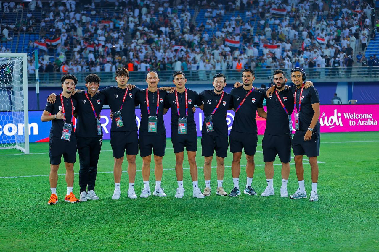المنتخب الوطني يصل إلى ملعب "جابر الأحمد"