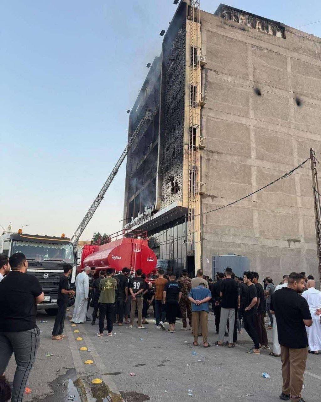 واسط تعلن الحداد ثلاثة أيام على ضحايا حريق مروع بمركز تجاري